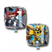 1 Adet 2 Taraflı Transformers Konsept Metalik Folyo Balon 