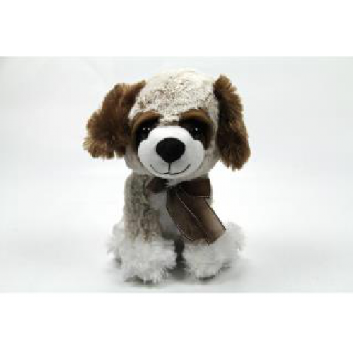 1 Adet 22 cm Kahverengi Peluş Köpek, Oyuncak Ayı Sevgiliye Hediye - Parti Dolabı