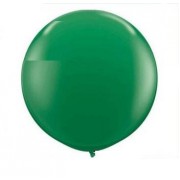 1 Adet 27 inç 68 cm Zümrüt, Koyu Yeşil Jumbo Büyük Balon İnik