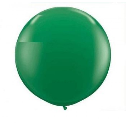 1 Adet 27 inç 68 cm Zümrüt, Koyu Yeşil Jumbo Büyük Balon İnik - Parti Dolabı