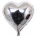 1 Adet 45 cm Gümüş Gri Kalpli Şeklinde Folyo Balon 1 Adet 45 cm Gümüş Gri Kalpli Şeklinde Folyo Balon