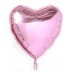 1 Adet 60 cm Açık Pembe Kalpli Folyo Balon Helyumla Uçan 1 Adet 60 cm Açık Pembe Kalpli Folyo Balon Helyumla Uçan