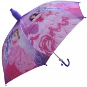 1 Adet 8 Telli Pembe Prensesler Temalı Bardaklı Çocuk Şemsiyesi