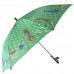 1 Adet 8 Telli Yeşil Çocuk Şemsiyesi , Erkek-Kız Çocuk Şemsiye - Parti Dolabı