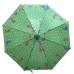 1 Adet 8 Telli Yeşil Çocuk Şemsiyesi , Erkek-Kız Çocuk Şemsiye - Parti Dolabı