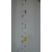 1 Adet Bulutlu 3 Boyutlu Ev Bahçe Tepe Süslemesi Malzemesi