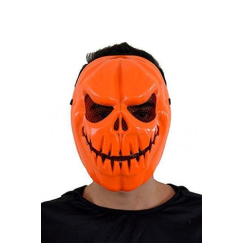 1 Adet Cadılar Bayramı Balkabağı Yüz Maskesi, Halloween Partisi