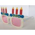 1 Adet Happy Birthday Gözlük, Çılgın Doğum Günü Parti Gözlüğü - Parti Dolabı