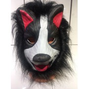 1 Adet Hayvan Desenli Maske, Tüylü Köpek Şeklinde Parti Maskeleri