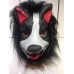 1 Adet Hayvan Desenli Maske, Tüylü Köpek Şeklinde Parti Maskeleri 1 Adet Hayvan Desenli Maske, Tüylü Köpek Şeklinde Parti Maskeleri