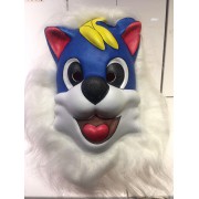 1 Adet Hayvan Şekilli Maske, Tüylü Köpek Şeklinde Parti Maskesi