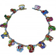 1 Adet İyi ki Doğdun Yazı Pasta ve Palyaçolu 270cmx17cm PD3571