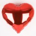 1 Adet Kalp Folyo Balonu Baskısız Kırmızı 45cm genişliğinde