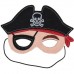 1 Adet Keçeden Korsan Maskesi Doğum Günü Konsepti Parti Malzemesi