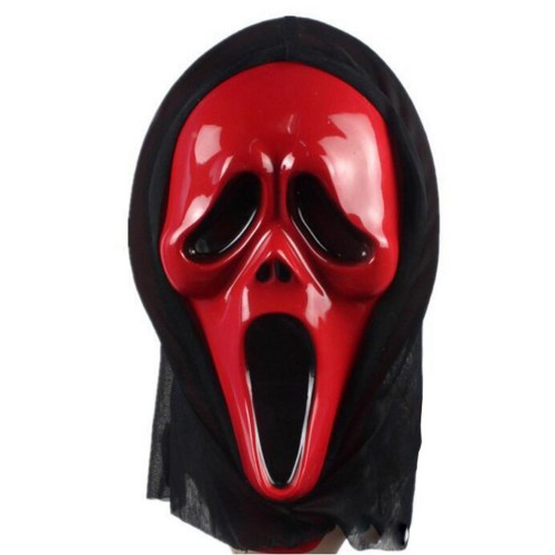 1 Adet Kırmızı Çığlık Maskesi, Korku Şakası Aksesuarı