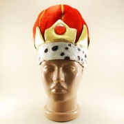 1 Adet Kırmızı Gold Padişah Şapkası, Şehzade, Hünkar Kavuğu