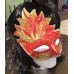 1 Adet Gold-Kırmızı Göz, Yüz Maskesi Kadın Maskeli Balo, Venedik - Parti Dolabı