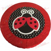 1 Adet Kırmızı Siyah Uğur Böceği Pinyata Çocuk Parti Eğlence