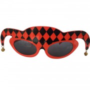 1 Adet Kırmızı-Siyah Gözlük, Çılgın Doğum Günü Parti Gözlüğü