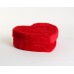 1 Adet Kırmızı Tüylü Kalp Kutu 16cmX12cm Sevgiliye Hediye - Parti Dolabı