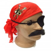 1 Adet Korsan Bandana Göz Bandı Set Erkek Parti Malzemesi