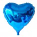 1 Adet Koyu Mavi ( Lacivert) Kalp Folyo Balon 60x60cm - Parti Dolabı