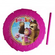 1 Adet Maşa ve Koca Ayı (Masha And Bear) Pinyata Sopa Bedava!