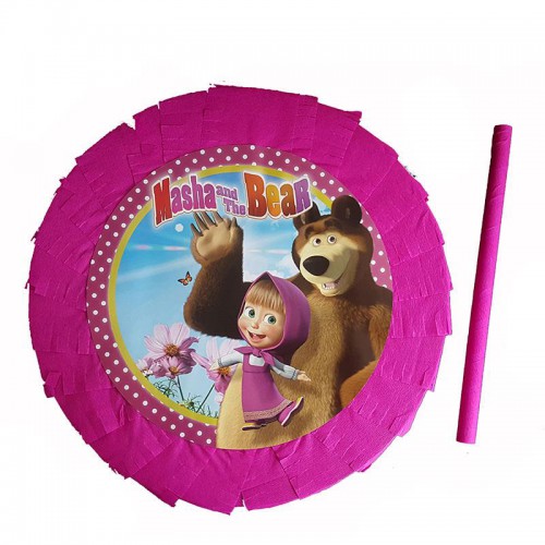 1 Adet Maşa ve Koca Ayı (Masha And Bear) Pinyata Sopa Bedava! - Parti Dolabı