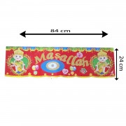 1 Adet Maşallah Yazı, Sünnet Düğünü Konsept Süsleri