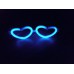 1 Adet Işıklı Parti Gözlüğü Kalp Şeklinde Renkli Neon Gözlük - Parti Dolabı