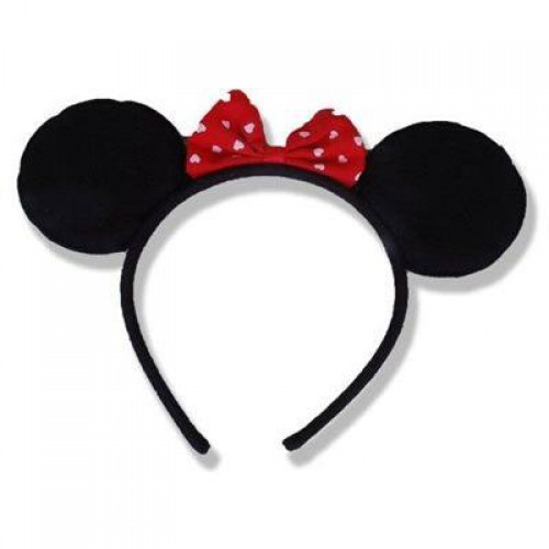 1 Adet Minnie Mouse Kulak Taç, Doğum Günü Konsepti Parti Tacı - Parti Dolabı