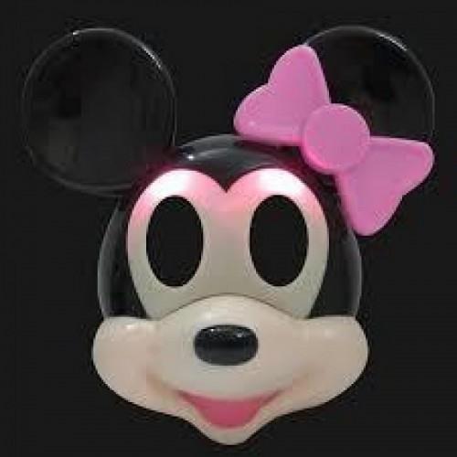1 Adet Minnie Mouse Işıklı Maske Kız Parti Malzemesi - Parti Dolabı