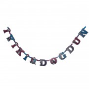  1 adet monster high iyi ki doğdun doğum günü yazı 2 mt mor mavi