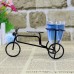 1 Adet Koyu Mavi Bisiklet Tasarımlı Dekoratif Mum Ev Dekorasyon - Parti Dolabı