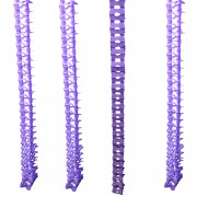 1 Adet Mor-Lila Renk 4lü Kağıt Uzar Süs