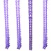 1 Adet Mor-Lila Renk 4lü Kağıt Uzar Süs