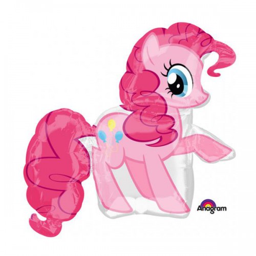 1 Adet My Little Pony Folyo Balon, Pinkie Pie Şeklinde Ucan Balon - Parti Dolabı