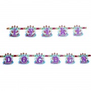 1 Adet Pembe Doğum Günü Parti Yazısı Simli Süs 230 cmx15cm PD1177