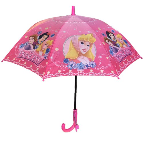 1 Adet Pembe Pamuk Prenses Kız Çocuk Şemsiye, Disney Prensesler - Parti Dolabı