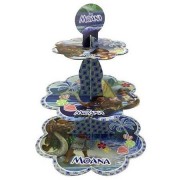 1 Adet Prenses Moana Cupcake Kek Standı, 3 Katlı Karton Stand