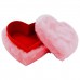 1 Adet Şeker Pembe Tüylü Kalp Kutu 10cmX8cm Evlilik Teklifi - Parti Dolabı