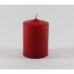 1 Adet Silindir Kırmızı Kütük Mum Kokulu Kalın Uzun Silindir