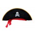 1 Adet Siyah Korsan Şapkası Erkek Parti Malzemesi. - Parti Dolabı