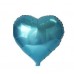 1 Adet Turkuaz (Mavi) Kalp Folyo Balon 45x45cm