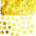 Altın Sarısı Gold Yıldız Şekilli Masa Süsleme Konfeti Pulu - Parti Dolabı