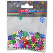 1 Paket Karışık Metalik Renkli, Çiçekli Serpme Masa Pulu Süsü