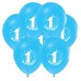 1 Yaş Doğum Günü Mavi Erkek Konsept Masa Ve Ev Süsleme Parti Seti