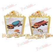 10 Ad İnşaat Partisi Konsepti Mısır Popcorn Kutusu, Parti Süsleri