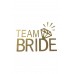 10 AD Team Bride Geçici Dövme, Bekarlığa Veda Bride To Be Dövmesi