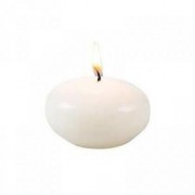 12 Adet Dekoratif Beyaz Suda Yüzen Mum, Dekorasyon Süsleme Ürünü